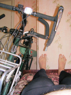 bicycle in the room